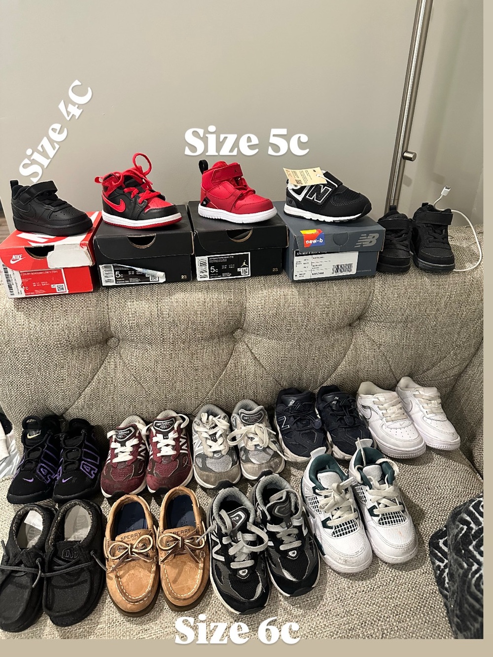 New Balance Black Kids Sneakers